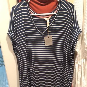 Mj womens blue dress